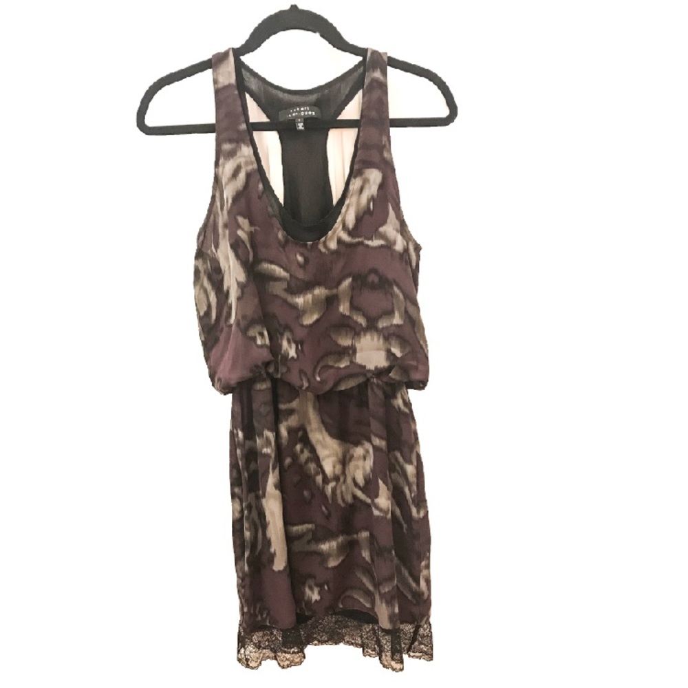Robert Rodriguez Wine Lace Dress